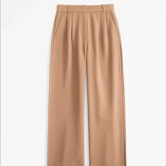 Curve Love A&F Sloane Tailored Wide Leg Pant - Picture 8 of 9